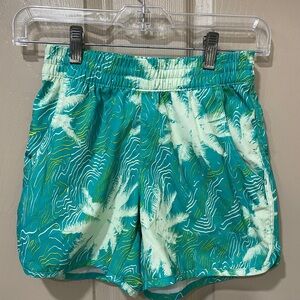 Columbia Teal Girls Athletic Shorts SZ M